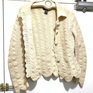 VINTAGE PANDEMONIUM KNITTED WOOL SWEATER CARDIGANS SIZE M